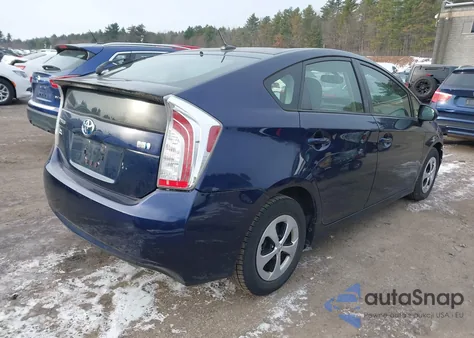 2012 Toyota Prius Four from USA, damaged, VIN JTDKN3DU3C0336237
